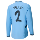 #2 Walker Manchester City Home Jersey 2024/2025 Long Sleeve