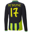 #17 De Bruyne City Away Jersey 2024/2025 Long Sleeve