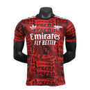 Camiseta Arsenal 25/26 Entrenamiento - Rojo Oscuro - Versión Jugador