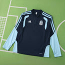 Argentina World Cup 2026 Half-Zip Training Suit Set Blue