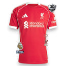 Liverpool Home Jersey 2025/26 - CHAMPIONS 24/25 & Gold Trophy
