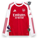 Arsenal Home Jersey 2025/26 Long Sleeve