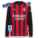 AC Milan Home Jersey 2025/26 Player Version - Long Sleeve